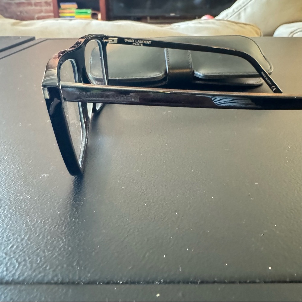 Saint Laurent SL155 Flat Top Black Optical Glasses - Picture 5 of 11
